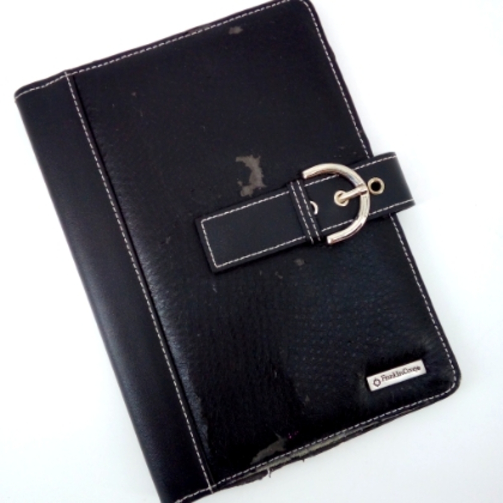 FLAWED Franklin Covey Travel Passport Credit Card ID Money Holder Wallet